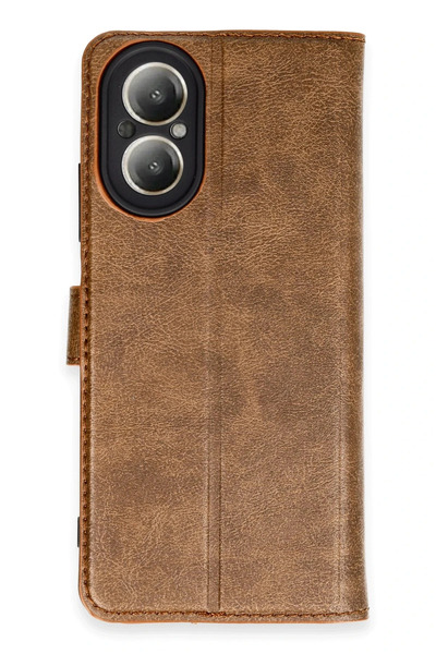 NewFace حافظة MTXDPN لهاتف Realme 12 Lite، غطاء حماية S Plus (173102) - لون بني