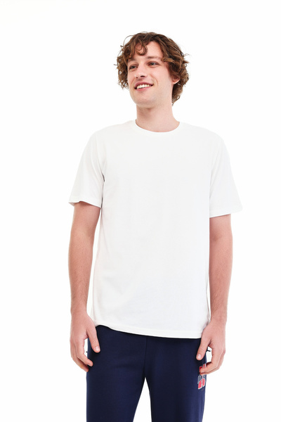 Kinetix MB PAM C 11SN220 5PR Ecru Tricou cu mânecă scurtă pentru bărbați