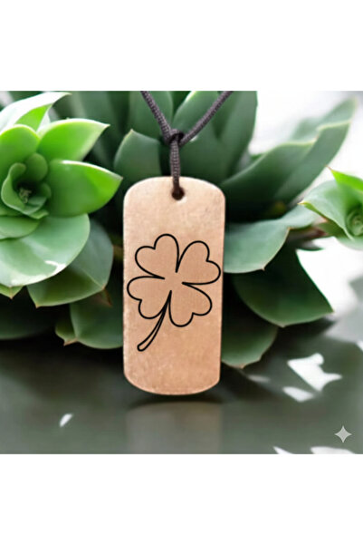 yerlikaya bakır Yonca Saf Bakır Kolye