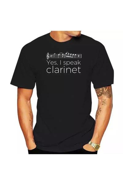 Herşey Nota Кларнет Унисекс тениска