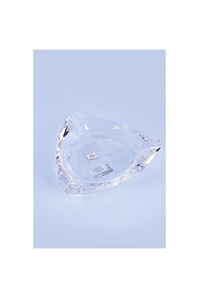 Parmida منفضة سجائر زجاجية شفافة مثلثة الشكل - PKL097