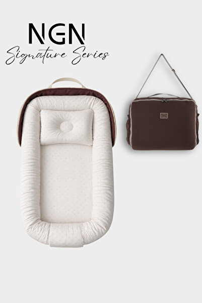 ngn collection Premium Baby Nest with Bag for Newborns – 100% Cotton, Ergonom...