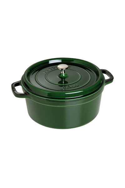 STAUB Döküm Tencere Yuvarlak 28 cm Fesleğen Yeşili