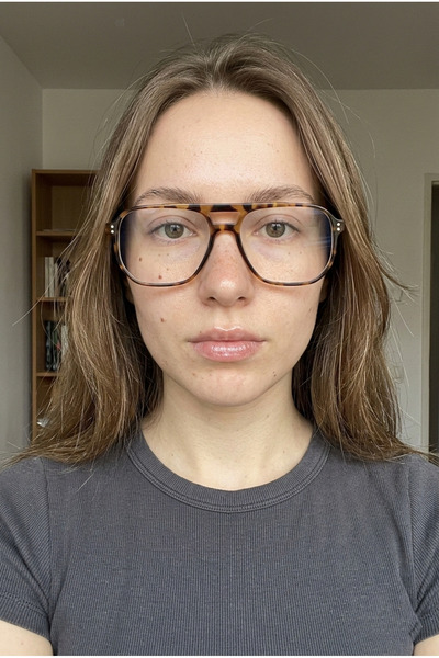 Houseofeyeris Monarca Leopard Frame Retro Aviator / Square Shape Transparent ...