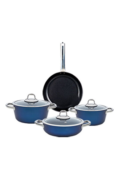 Leggno Master Daıly Mdy2828Set07Bl 7 Parça Set Çelik Sap Metalik Mavi