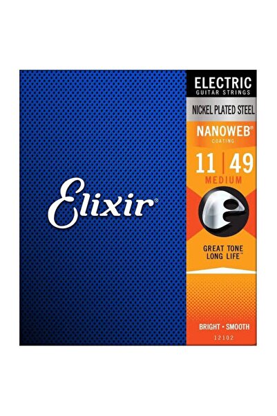 Elixir 12102 Nanoweb Corzi pentru chitară electrică 011-049