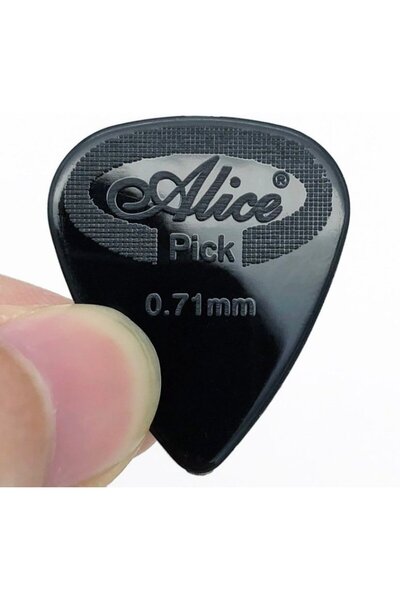 Alice Alc071 Plectru de chitară 1 bucată 0.71 MM Plectru mediator Super Esn