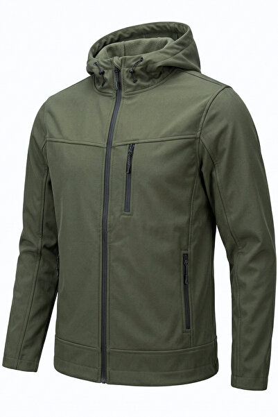 GENIUS STORE Muški kaput Postavljeno flisom Softshell kaput otporan na vodu i...