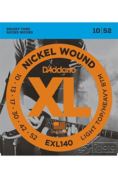 Daddario EXL140 струни за електрическа китара с никелово покритие 10-52