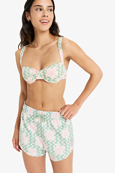Roxy NO BAD WAVES PRINTED PASTEL YESIL Kadın Şort