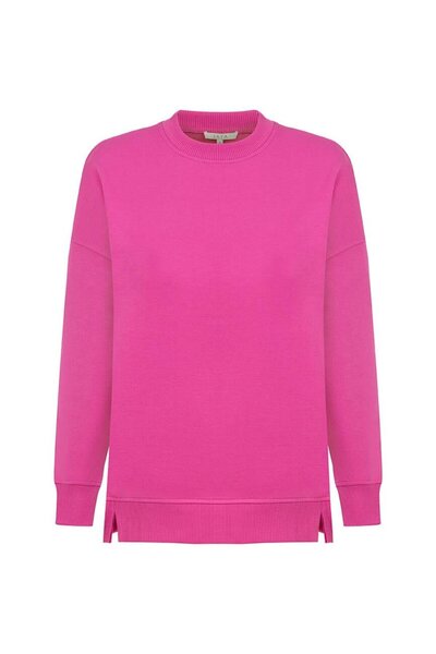 Pamuklu Sweatshirt / Pembe