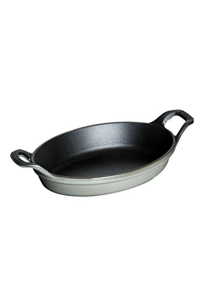 STAUB Döküm Sahan Oval 15 cm Gri