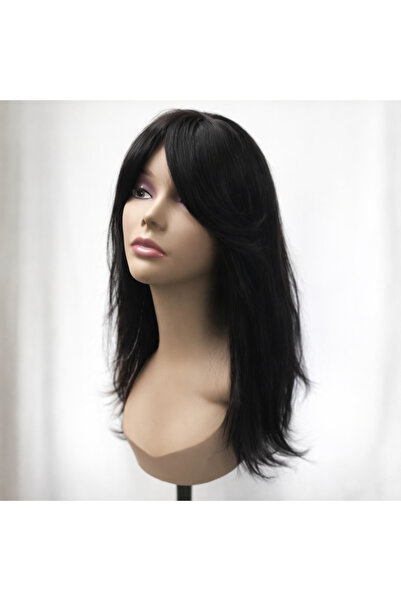 PARTİPORT Siyah Uzun Peruk