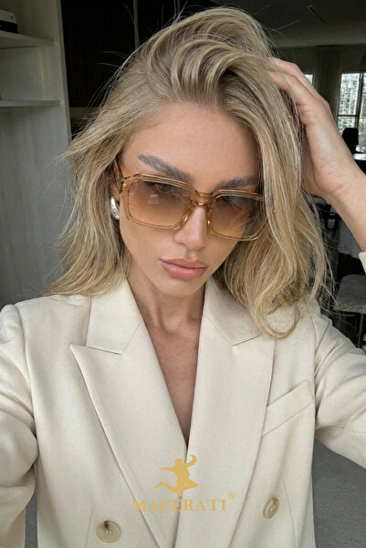 MACERATİ نظارات شمسية من فرو المنك للجنسين