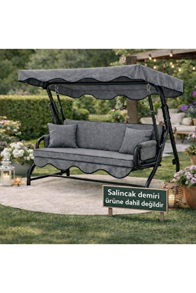 batu tekstil Salıncak Minderi 3 kişilik (Sünger ve tente dahil)