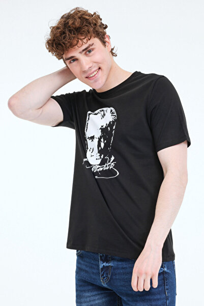 Kinetix UL 11ATA-Y51 5FX Μαύρο Unisex κοντομάνικο μπλουζάκι