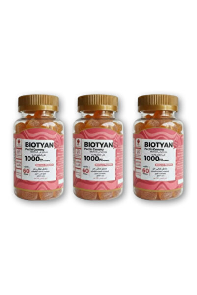 beyan herbs بيوتين 1000 جاميز الشعر والأظافر 180 حلوى عرض 3 عبوات - Biotin 10...