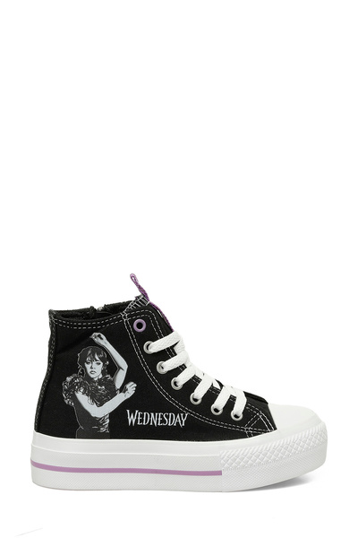 WEDNESDAY WENDE.F5FX Siyah Kız Çocuk High Sneaker