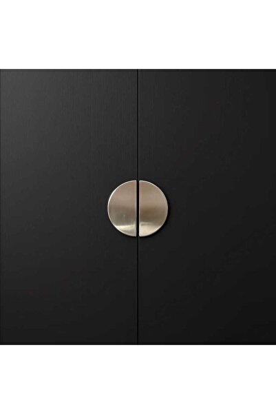 System Düğme Yarım Daire Mobilya Kulbu Saten Renk 32mm Kulp 1 Adet (SY4716 00...