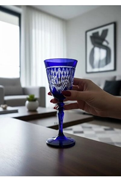 DECOSTYLE Pasabahce Bella Hand Cut Glass - Single Crystal Decorated Luxury Gl...