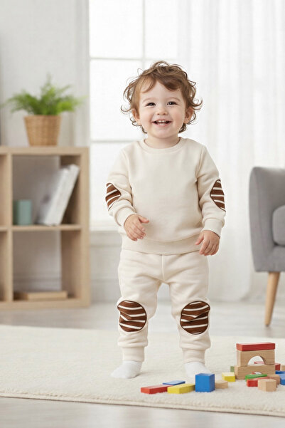 FURKYY بدلة قطنية علوية سفلية للأولاد