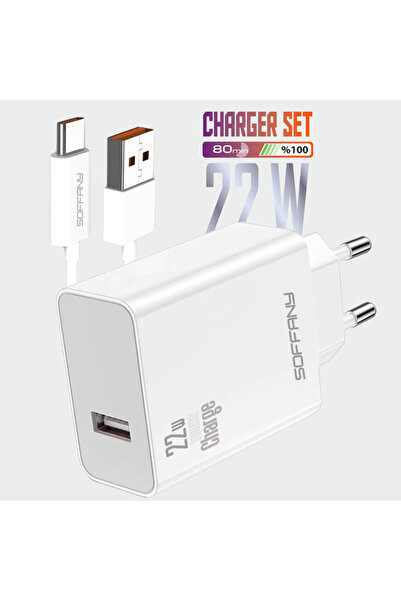 Soffany SY-022 SY-022 22W TURBO USB-C Şarj & Data Kablosu