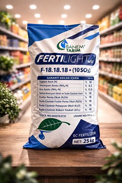 karaoğlan tarım Damlama Sulama-Yaprak Gübresi-FERTİLİGHT WSF 18-18-18 Me NPK ...