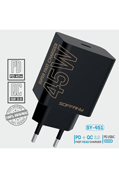 Soffany SY-451 SY-451 45W PD TURBO Şarj Başlığı