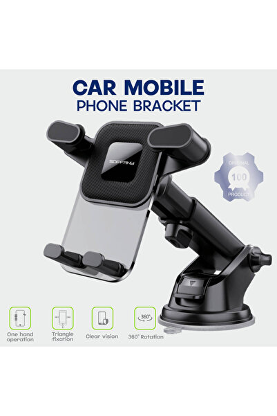 Soffany HY-710 HY-710 360° Torpido Üstü Vantuzlu Araç İçi Telefon Tutucu