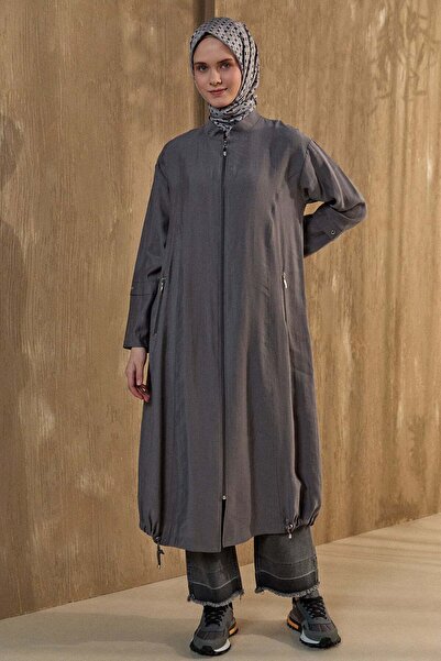 Setrms Bağlama Detaylı Hakim Yakalı Pardesü