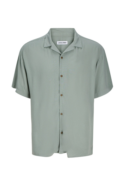 Jack & Jones JJEJEFF SOLID RESORT Yeşil Erkek Gömlek