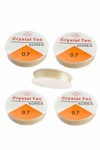 uniquehobby 5 بكرات لصنع المجوهرات خط صيد مرن مرن