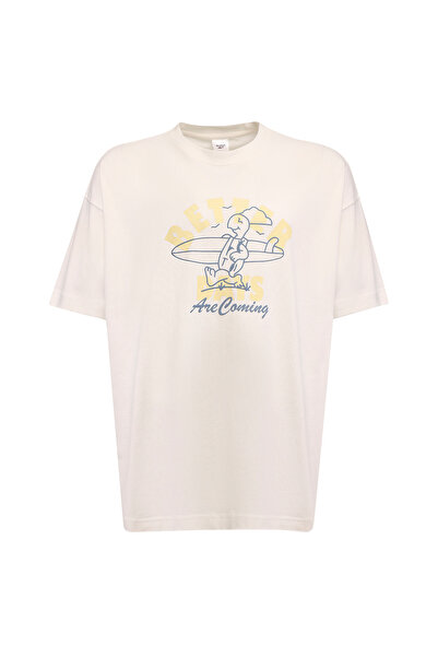 Reebok BETTER DAYS TEE Ekru Erkek Kısa Kol T-Shirt
