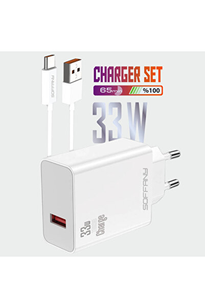 Soffany SY-033 SY-033 33W TURBO USB-C Şarj & Data Kablosu