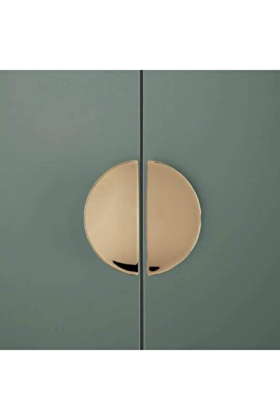 System Düğme Yarım Daire Mobilya Kulbu Altın Renk 16mm Kulp 1 Adet (SY4716 00...