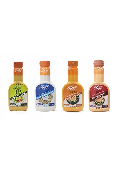 APRİL صلصة متنوعة عرض 237x4 مل ( صلصة ثاوزند ايلاند - صلصة فرنسى - صلصة رانش ...