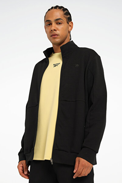 Reebok HERITA FZ Siyah Erkek Eşofman Üstü