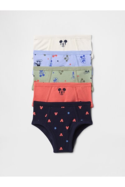 GAP Bebek Çok Renkli 5'li Mickey Mouse Külot Seti