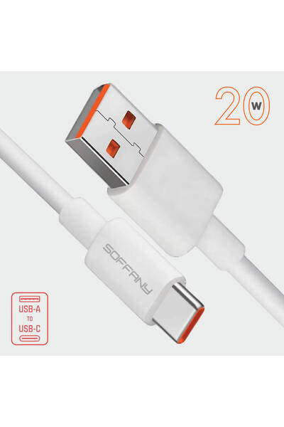Soffany SY-290 SY-290 20W USB-A USB-C USB Data Kablosu