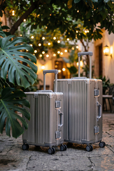 Zeplin Joya PC Policarbon 2'li Valiz Seti (Kabin ve Orta) Silver