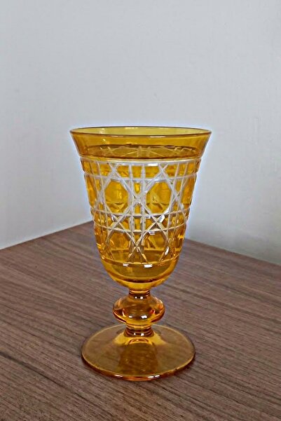 DECOSTYLE كأس غلوريا المقطوعة يدويًا سعة 200 مل – زجاج أنيق ومتين –