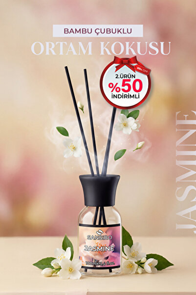 Sansiro Jasmine 100ml Bambu Çubuklu Ortam Kokusu