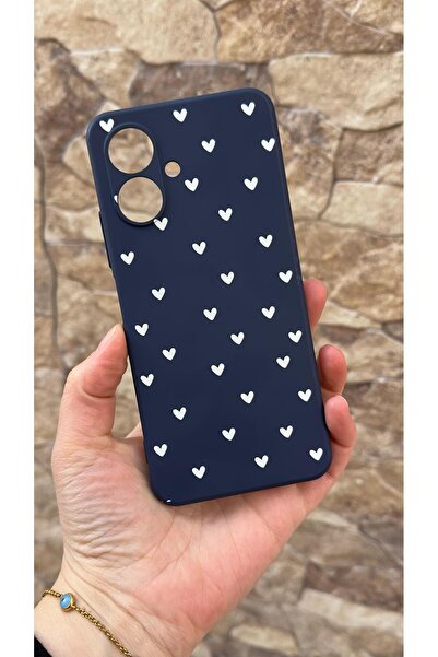 Vip Case Tecno Spark Go2 Compatible Mini White Heart Patterned Silicone Shock...