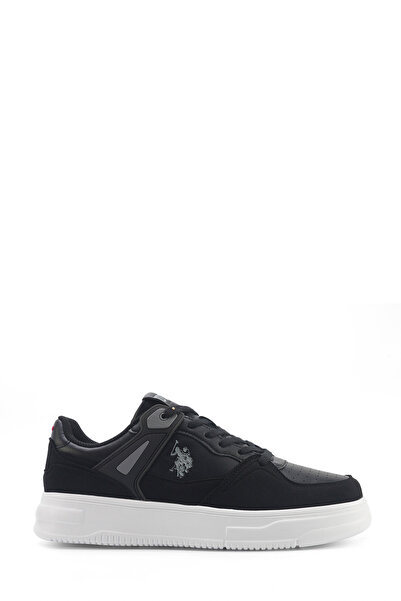 U.S. Polo Assn. Czarne, szczupłe, męskie trampki