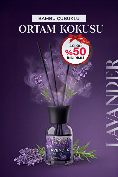 Sansiro Lavender 100ml Bambu Çubuklu Ortam Kokusu