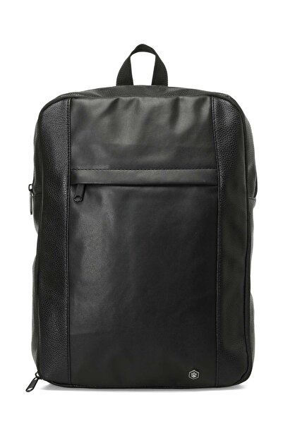 lumberjack CASUAL LJK LPTP BPCK 4PR Μαύρη ανδρική τσάντα φορητού υπολογιστή