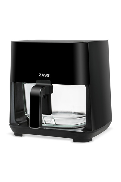 Zass Friteuză cu aer cald 5 L ZAF 14, coș din sticlă , control digital, 9 pro...