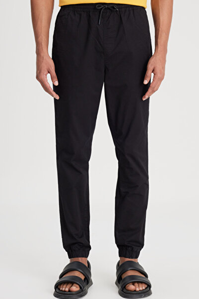 Lee Jogger Non Denim Pantolon Siyah Erkek Pantolon