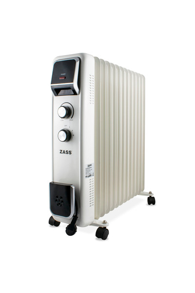 Zass Încălzitor de ulei ZR 13E, putere 2600W, termostat, alb