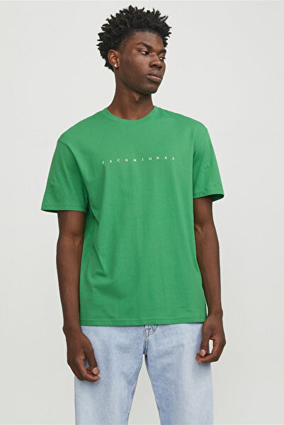 Jack & Jones JJESTAR JJ TEE SS NOOS Yeşil Erkek Kısa Kol T-Shirt